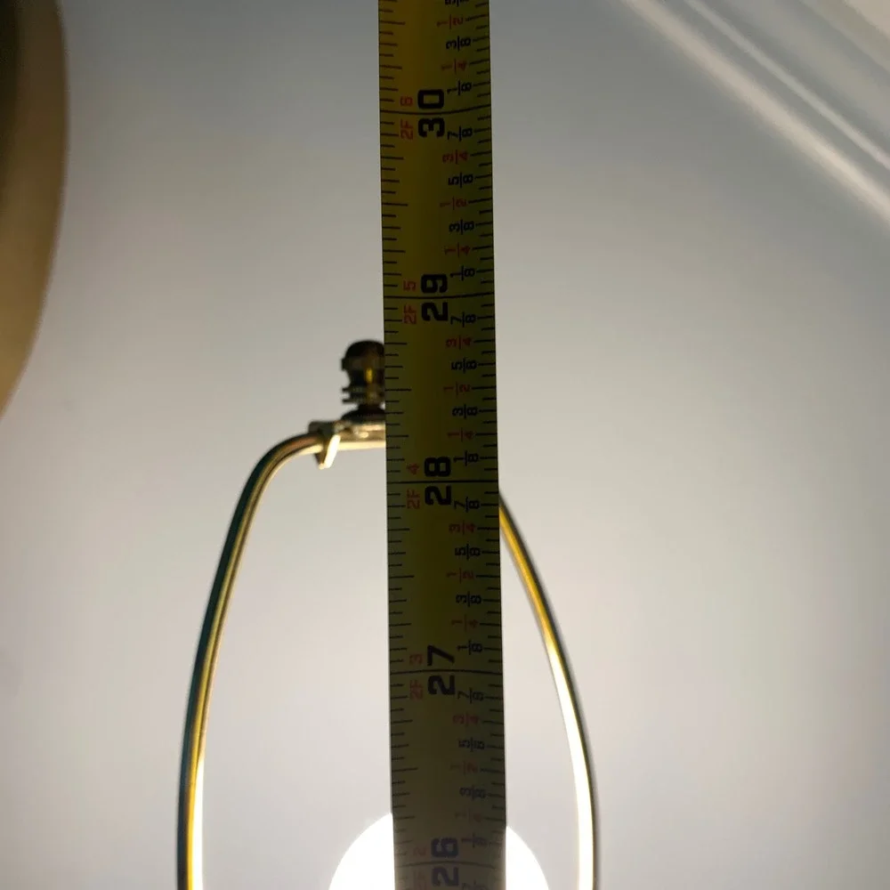 Vintage Bamboo Ceramic Table Lamp White Hollywood‎ Regency - Picture 8 of 11